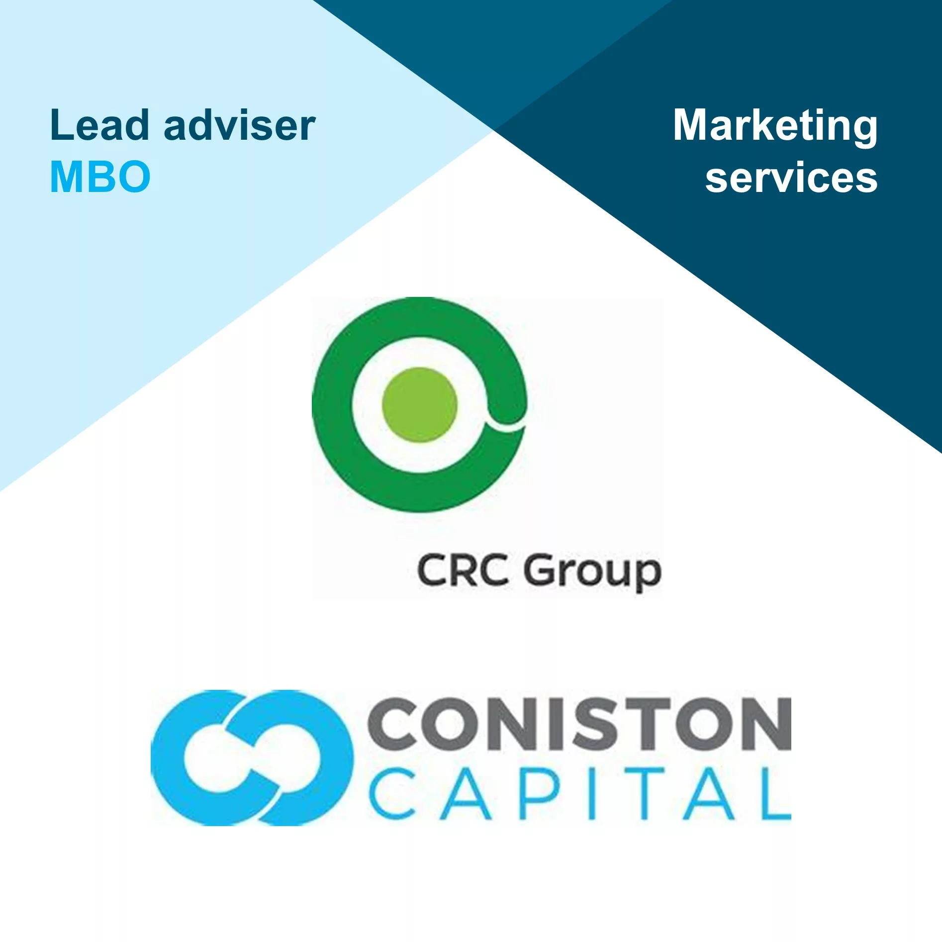 CF tombstone for CRC lead adviser